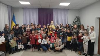 У Промені вітали дітей з новорічно-різдвяними святами (ВІДЕО)