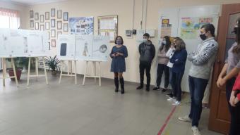 У Баївській школі відкрито виставку проти насильства
